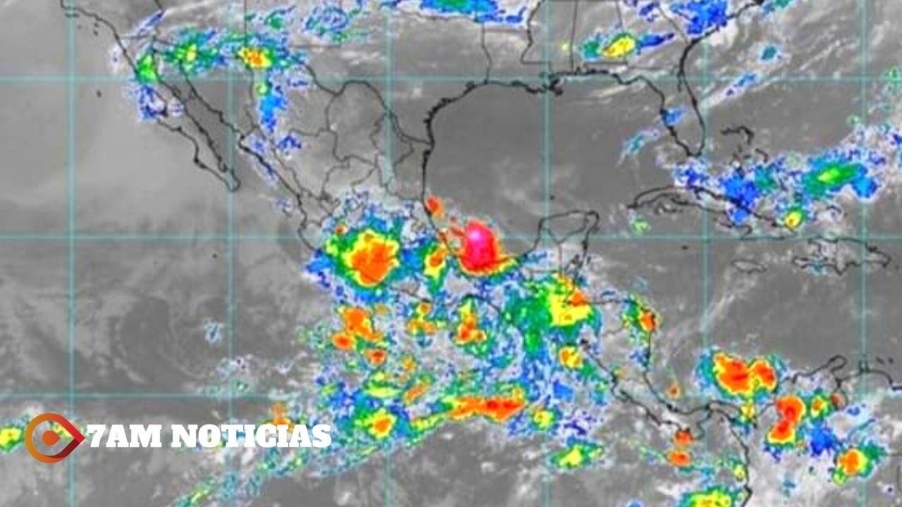 Posibles lluvias el fin de semana en Colima, a causa del posible ciclón tropical "Blas"