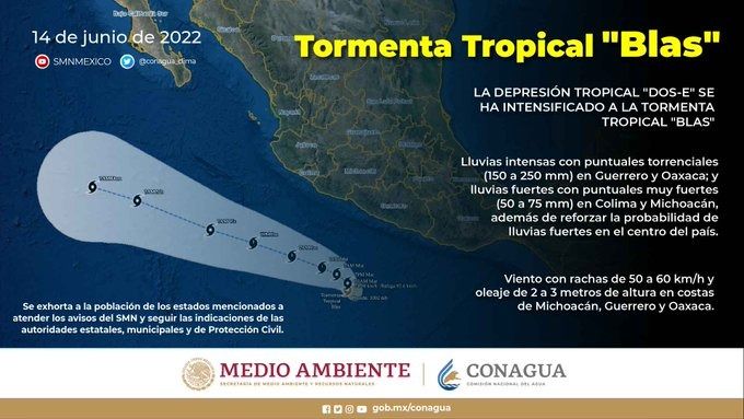 Protección Civil Manzanillo monitorea depresión tropical