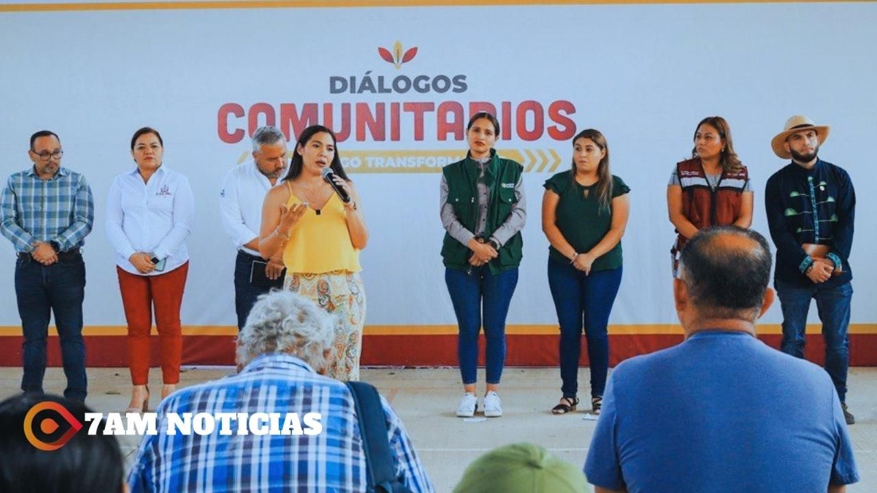 Indira Vizcaíno celebró este viernes los “Diálogos Comunitarios” en esa comunidad, para gobernar cerca de la gente