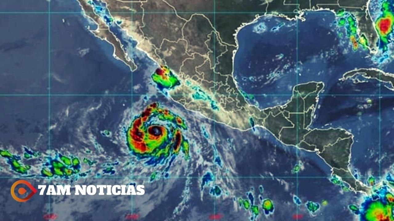 ‘Estelle’ ya es huracán y provocará lluvias muy fuertes en Colima y otros estados
