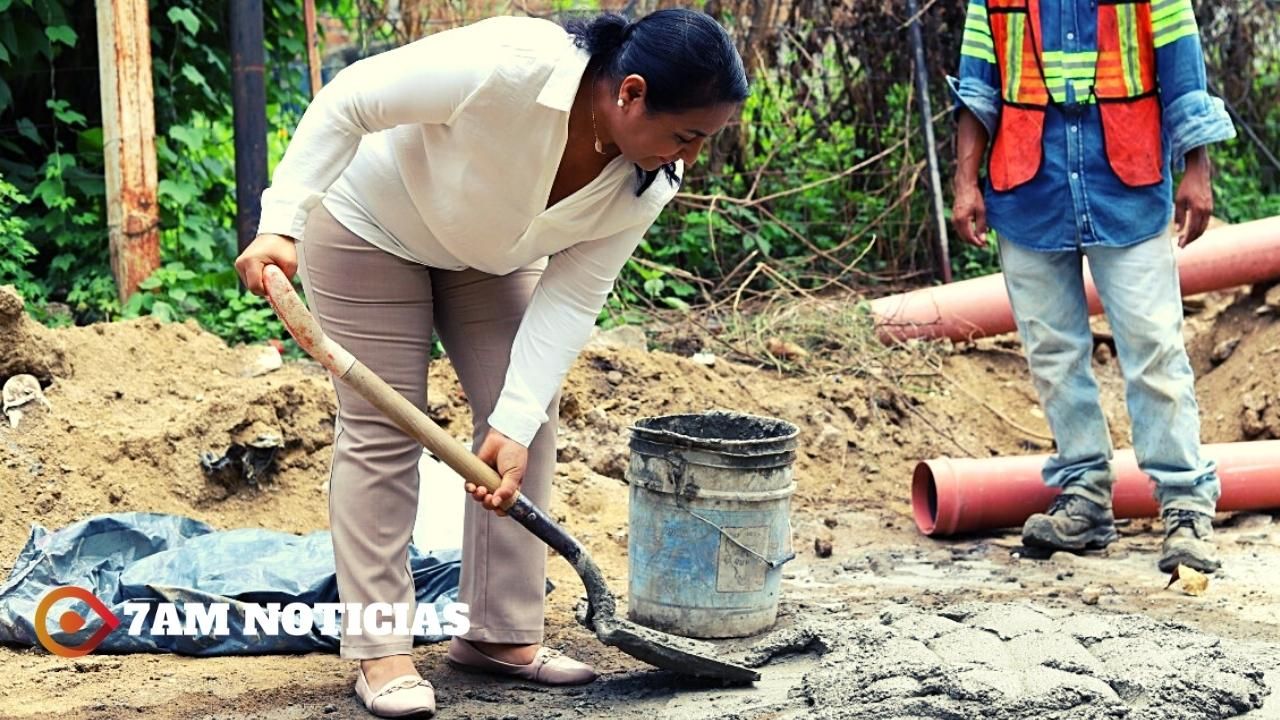 Griselda Martínez arranca obra para pavimentación y cambio de redes de agua y drenaje en colonia Obrera