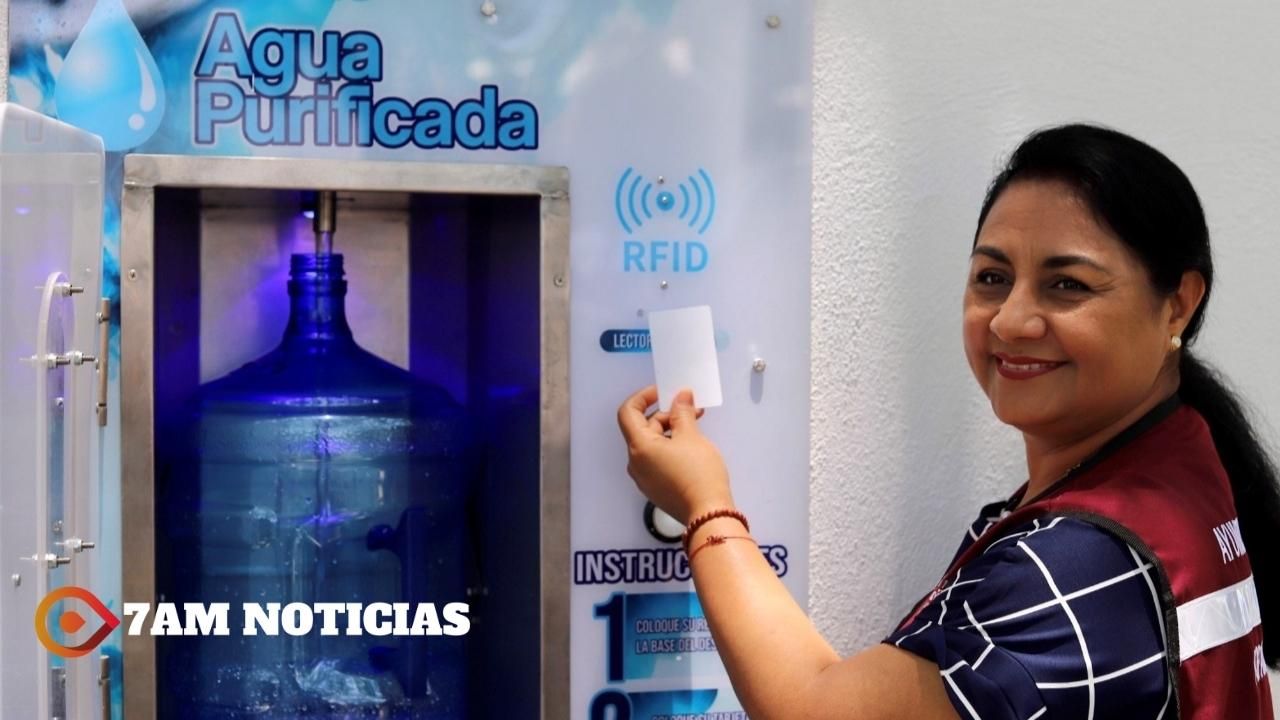 Griselda Martínez inauguró Planta Purificadora de Agua en CAPDAM