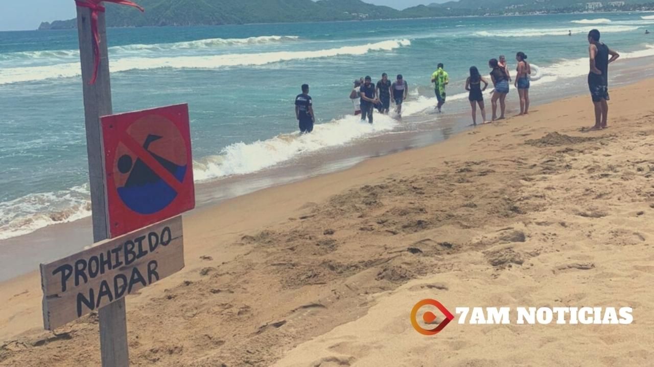 Alerta La Dirección de Protección Civil y Bomberos de Manzanillo sobre efecto de mar de fondo
