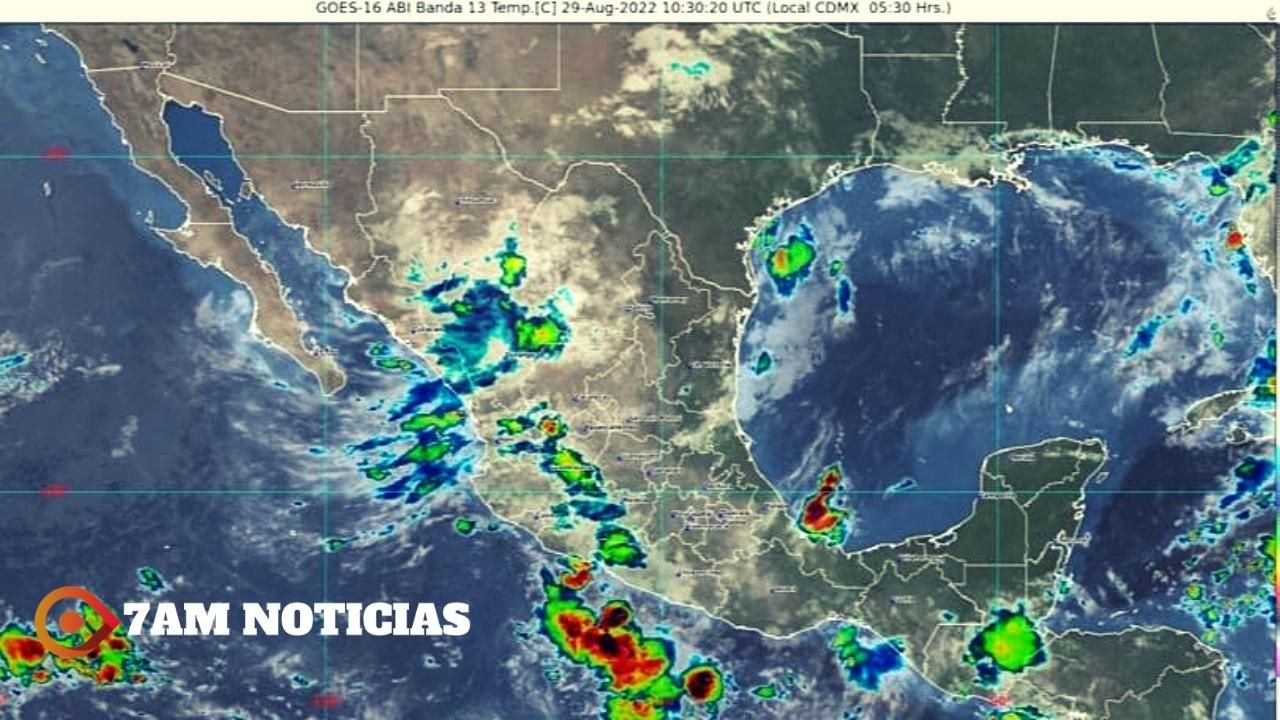 Protección Civil previene sobre lluvias puntuales muy fuertes en zonas de Colima, durante este lunes