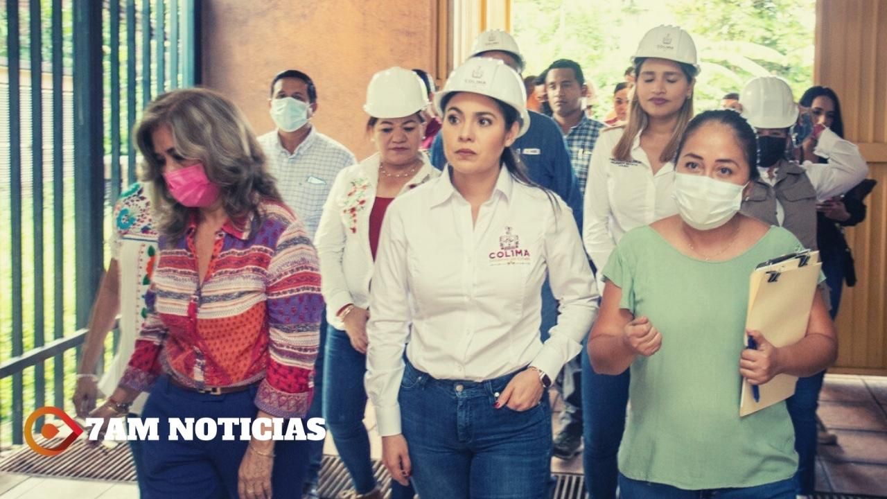 Indira continúa supervisión de daños por sismo; en Manzanillo anuncia reubicación de CAM Helen Keller a un lugar seguro