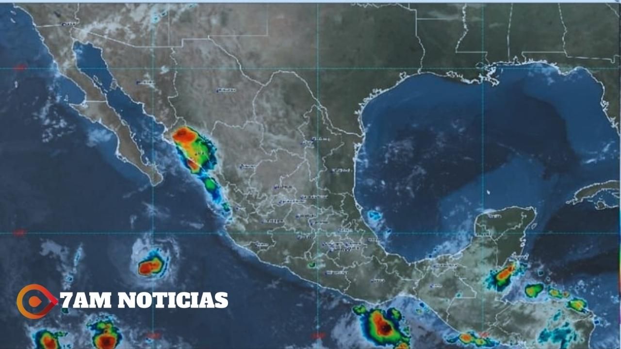 Este viernes pronostican lluvias fuertes en Colima y otros estados más