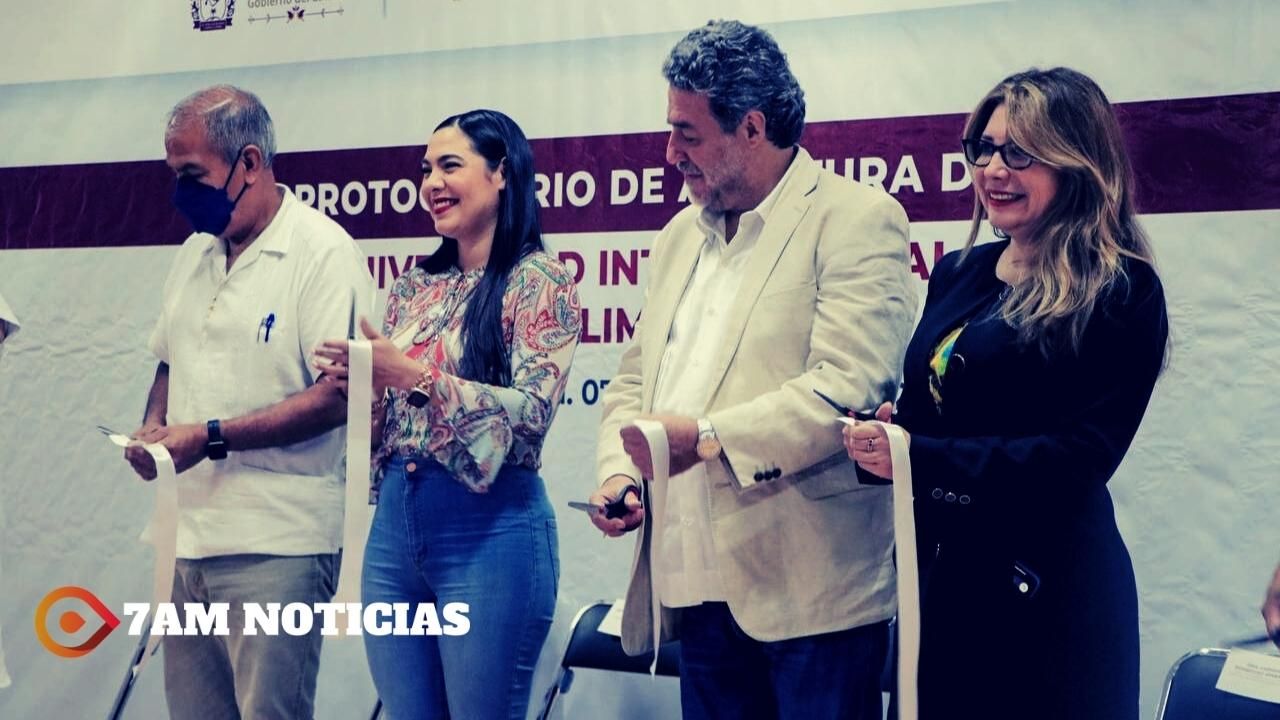 Gobernadora Indira y subsecretario Concheiro inauguran la Universidad Intercultural de Colima