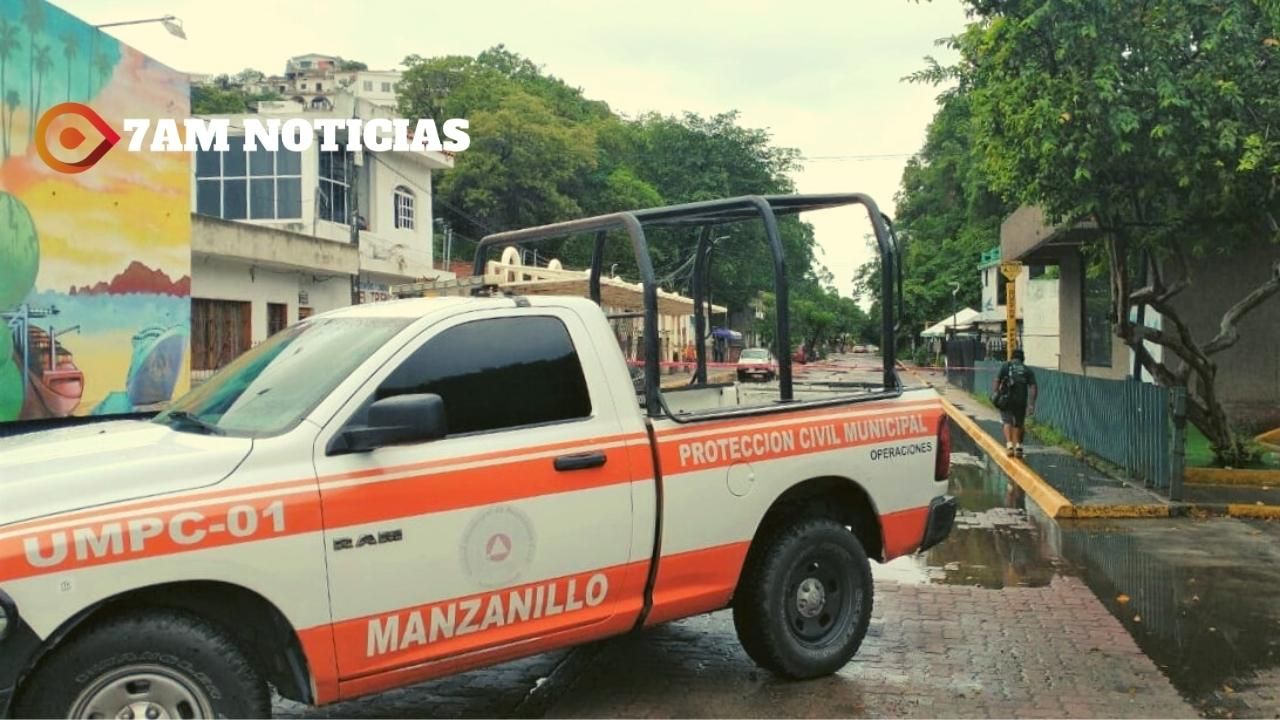 Protección Civil Manzanillo informa que por ahora no se considera la suspensión de clases este lunes
