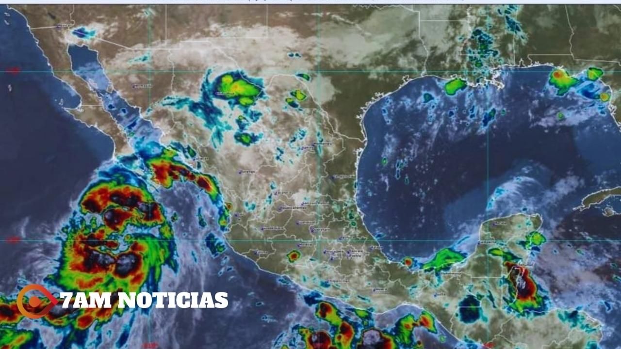 Protección Civil alerta que persistirán chubascos con lluvias puntuales fuertes en Colima, en las próximas horas