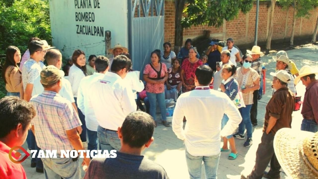 Bombas de Ciapacov se reactivan; con diálogo y disposición Gobierno del Estado y habitantes de Zacualpan logran acuerdo en beneficio de la población