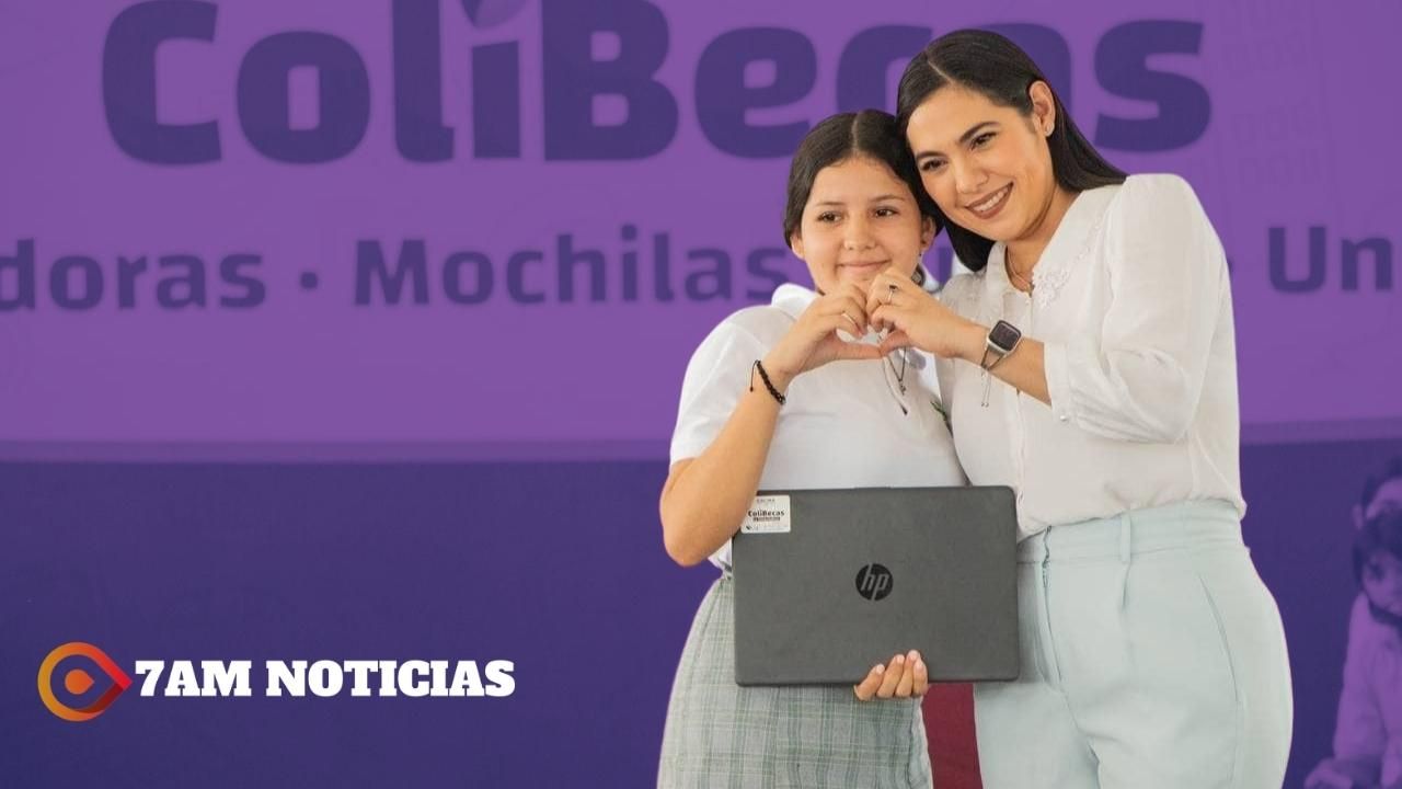 Gobernadora concluyó entrega de computadoras gratuitas; en Manzanillo se benefician cerca de 8 mil 674 estudiantes