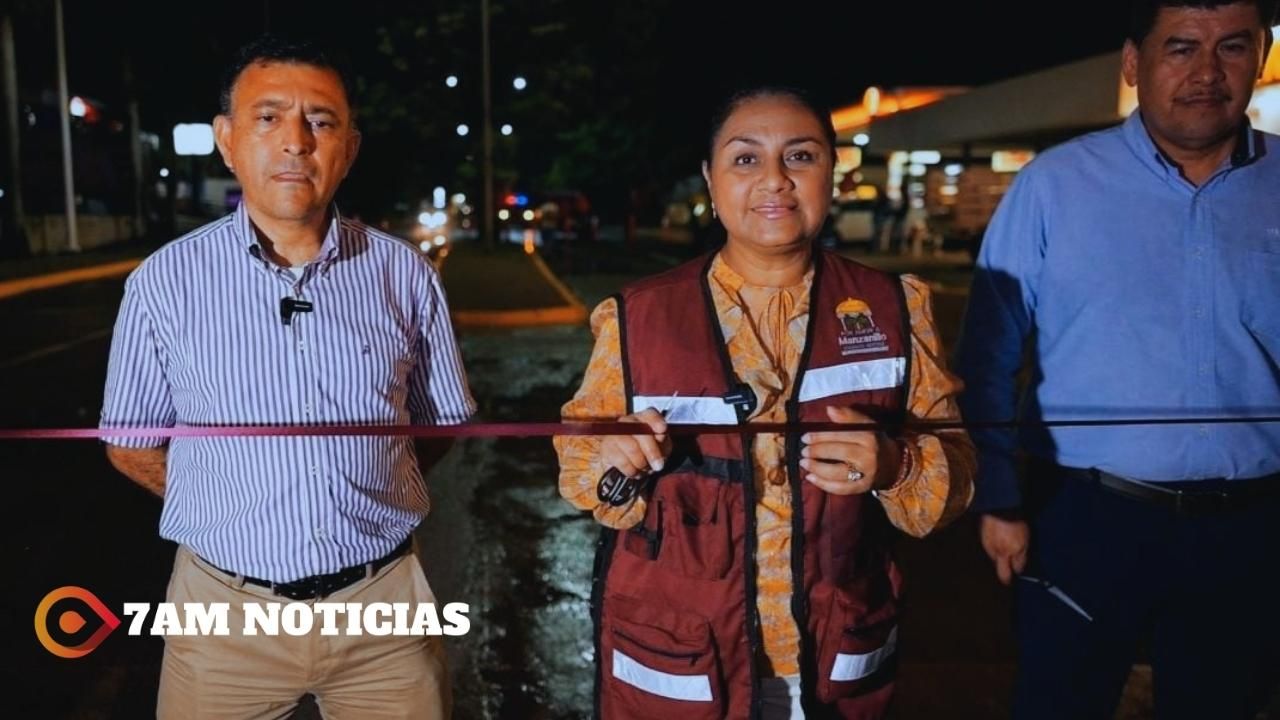 En tiempo récord se construye cruce de vialidades de las más transitadas de Manzanillo: Griselda Martínez