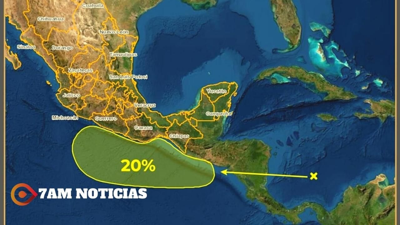 Intervalos de chubascos para Colima y otros estados, hoy sábado