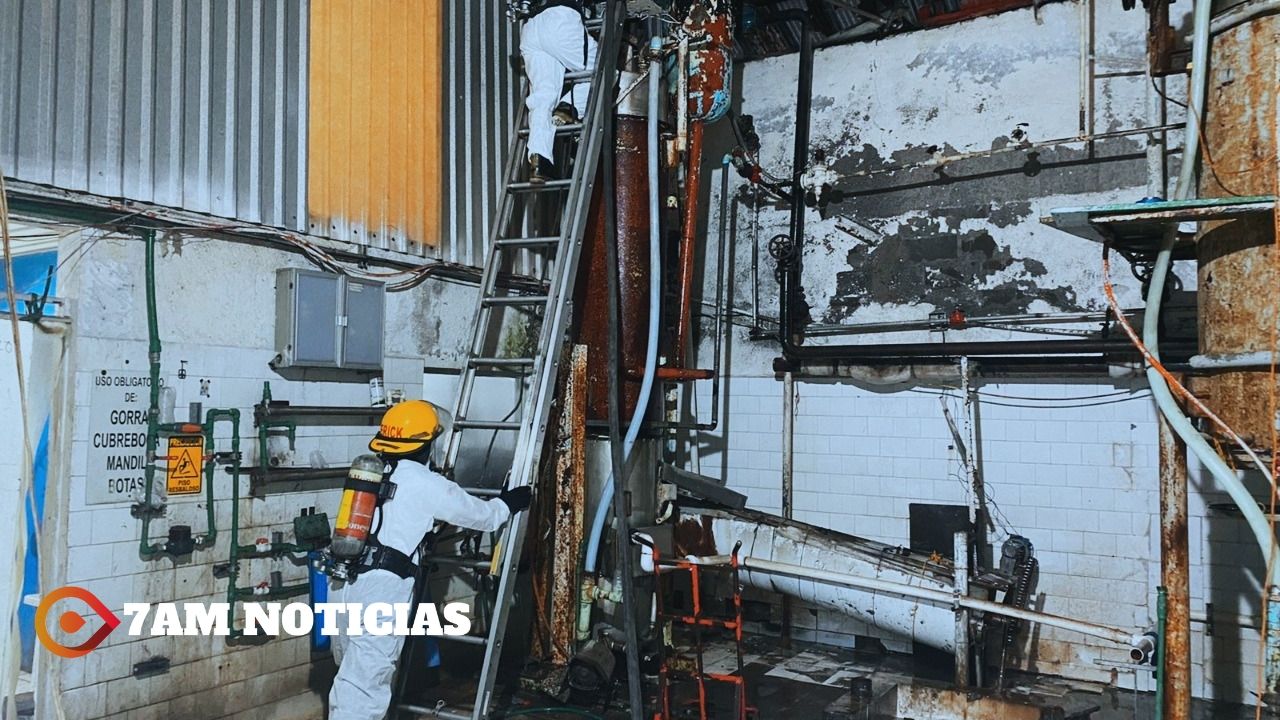 Protección Civil Colima reporta operativo exitoso para atender fuga de amoniaco