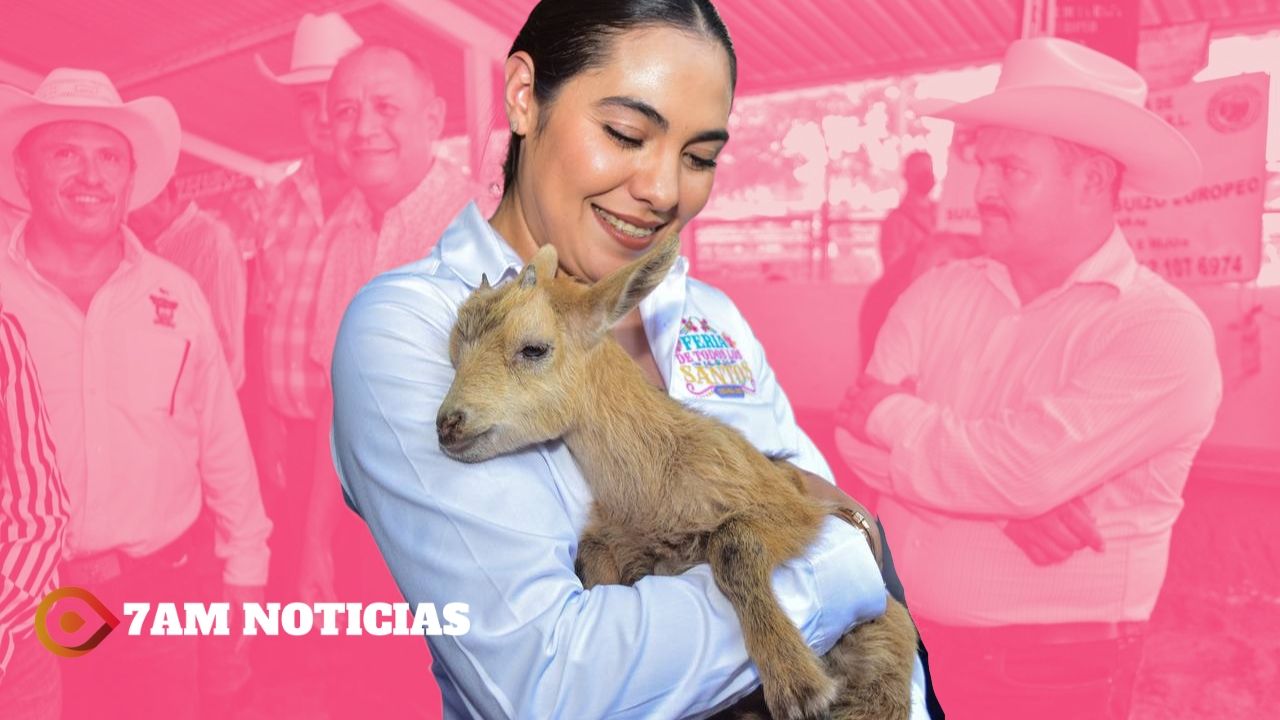 Indira recorrió Pabellón Agropecuario y exposición ganadera, en la Feria de Colima