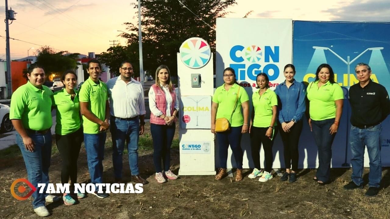 Margarita Moreno suma más colonias al programa “Colima brilla”