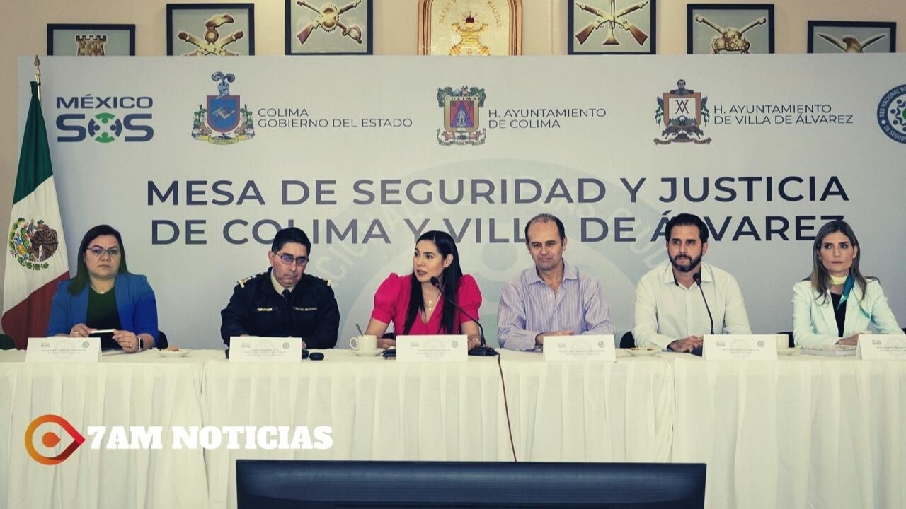 Mesa de Seguridad y Justicia contribuirá a la Colima pacífica que anhelamos: Indira