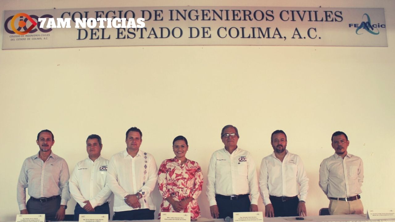 Rinde protesta Consejo Directivo del Colegio de Ingenieros Civiles de Colima