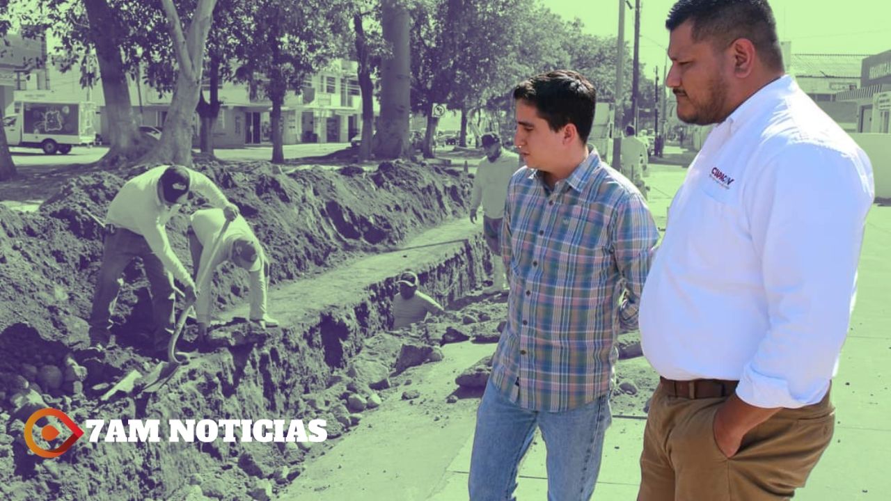 Ciapacov avanza en la modernización de sus redes de drenaje con situaciones de 25 de tubería de drenaje en Colima