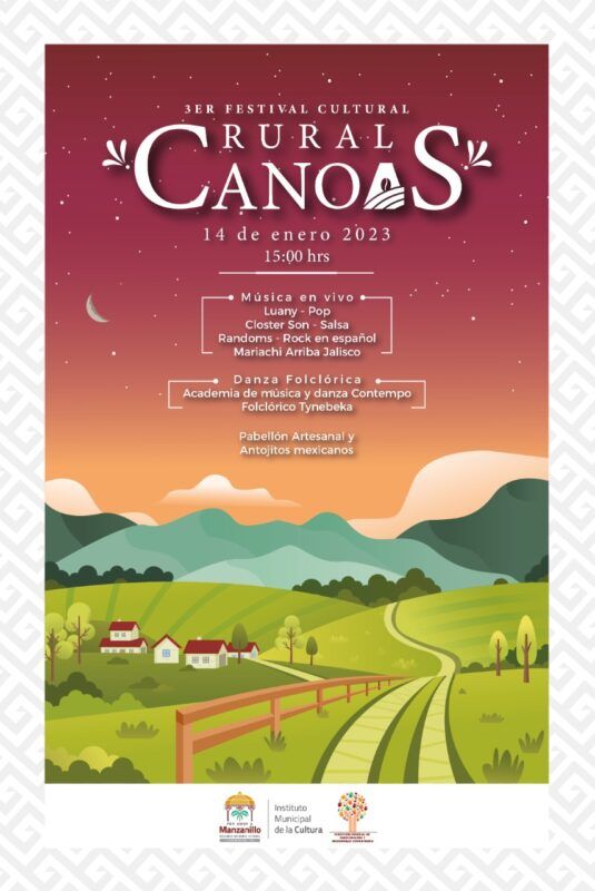 Ayuntamiento de Manzanillo habrá el Tercer Festival Rural «Canoas»