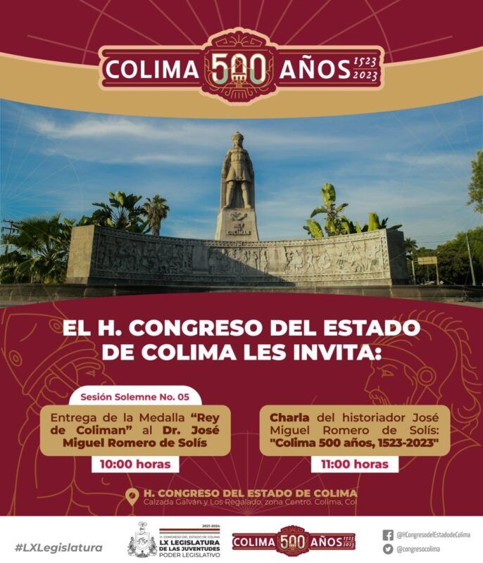 Este viernes, Congreso otorgará la medalla «Rey de Coliman» al Dr. José Miguel Romero de Solís