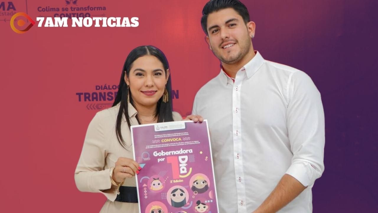 Indira Vizcaíno y Gerardo Romero presentaron convocatoria de ‘Gobernadora por un día’