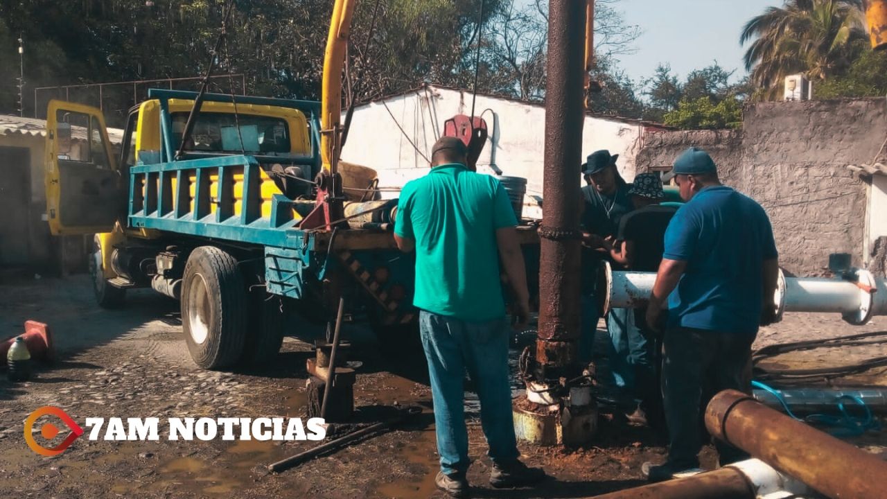 CIAPACOV realiza sustitución de bomba para mejorar suministro en Corregidora y el Centro de Colima