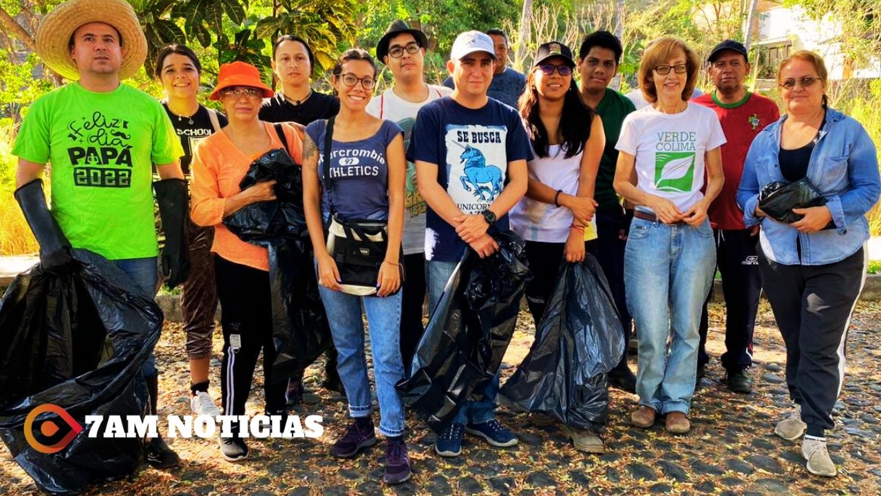 Ciapacov y Verde Colima, realizan Jornada de limpieza en el Río Colima