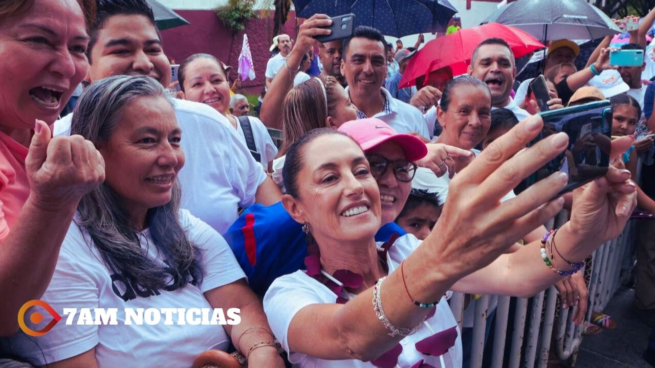 ’’El camino de México hoy es la Cuarta Transformación’’: Desde Colima, Claudia Sheinbaum va por la defensa de la 4T