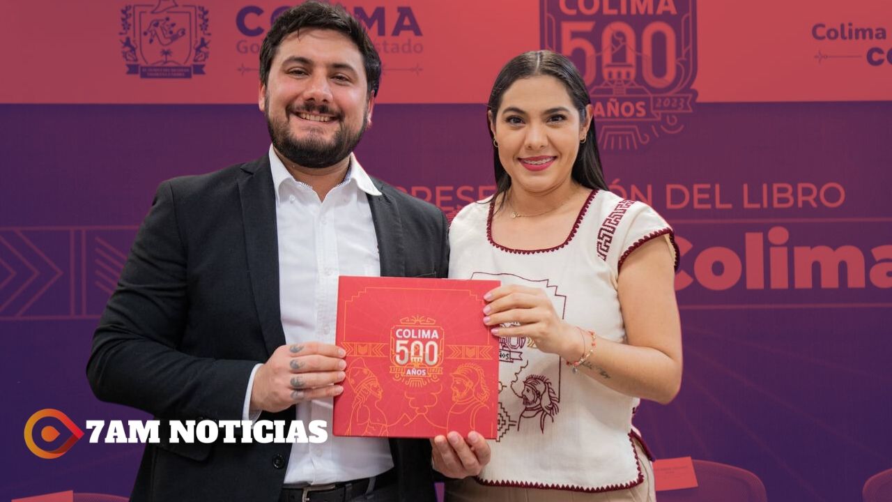 En Manzanillo, Indira preside presentación del libro ‘Aquí es Colima’, por 500 años de la fundación de Colima
