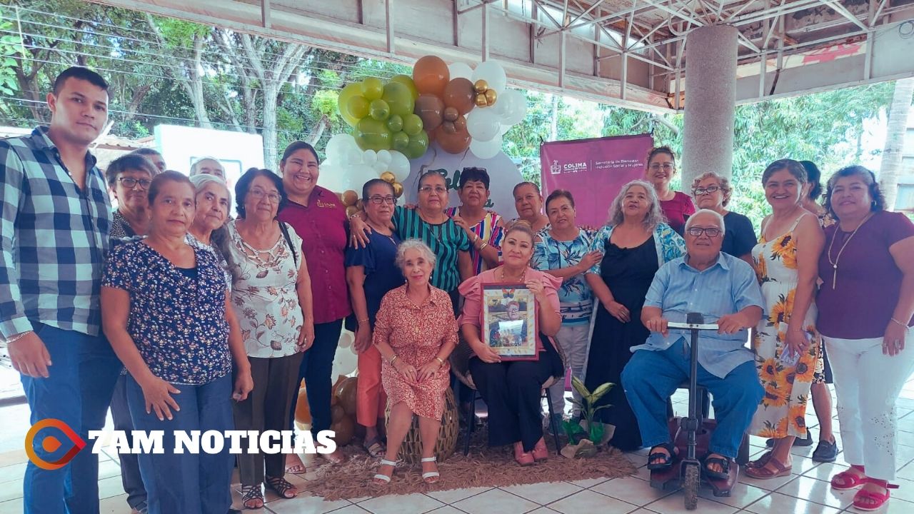 Gobierno Colima festeja a Adultos Mayores de varios municipios, por su día