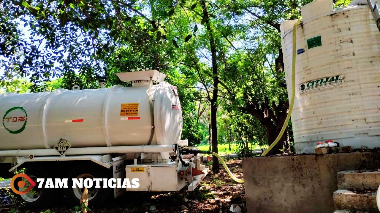 Gobierno de Colima distribuye más de 47 mil litros de hipoclorito de sodio a 6 organismos operadores del agua