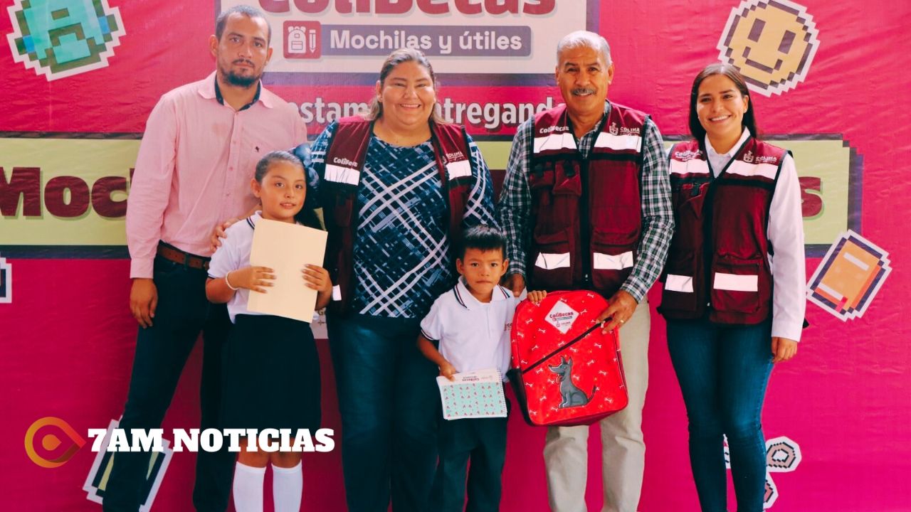Gobierno de Colima entregó ColiBecas Mochilas y Útiles en Ixtlahuacán; en este municipio beneficiará a más de 680 estudiantes
