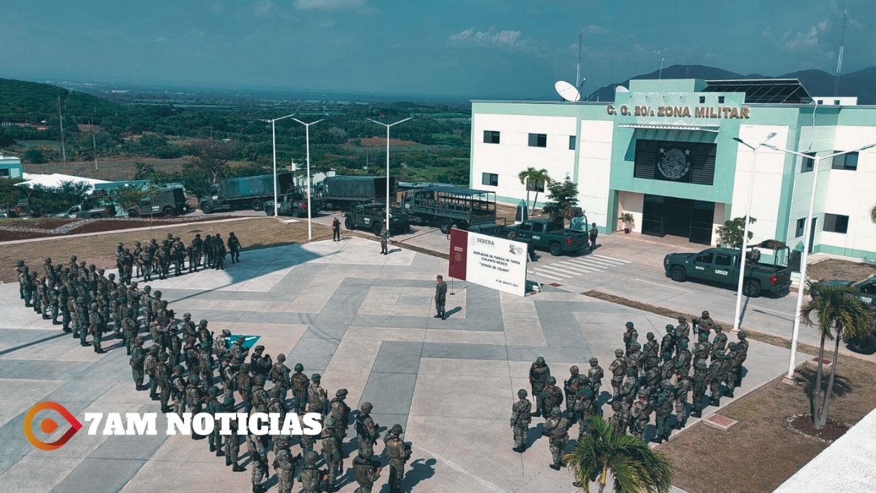 Nuevo despliegue militar para combatir inseguridad en Colima