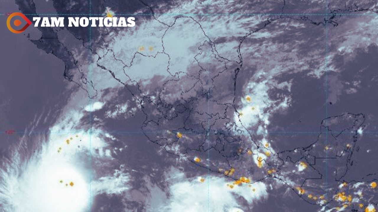 Canales de baja presión sobre el occidente del país, podrían ocasionar lluvias en algunos municipios de Colima