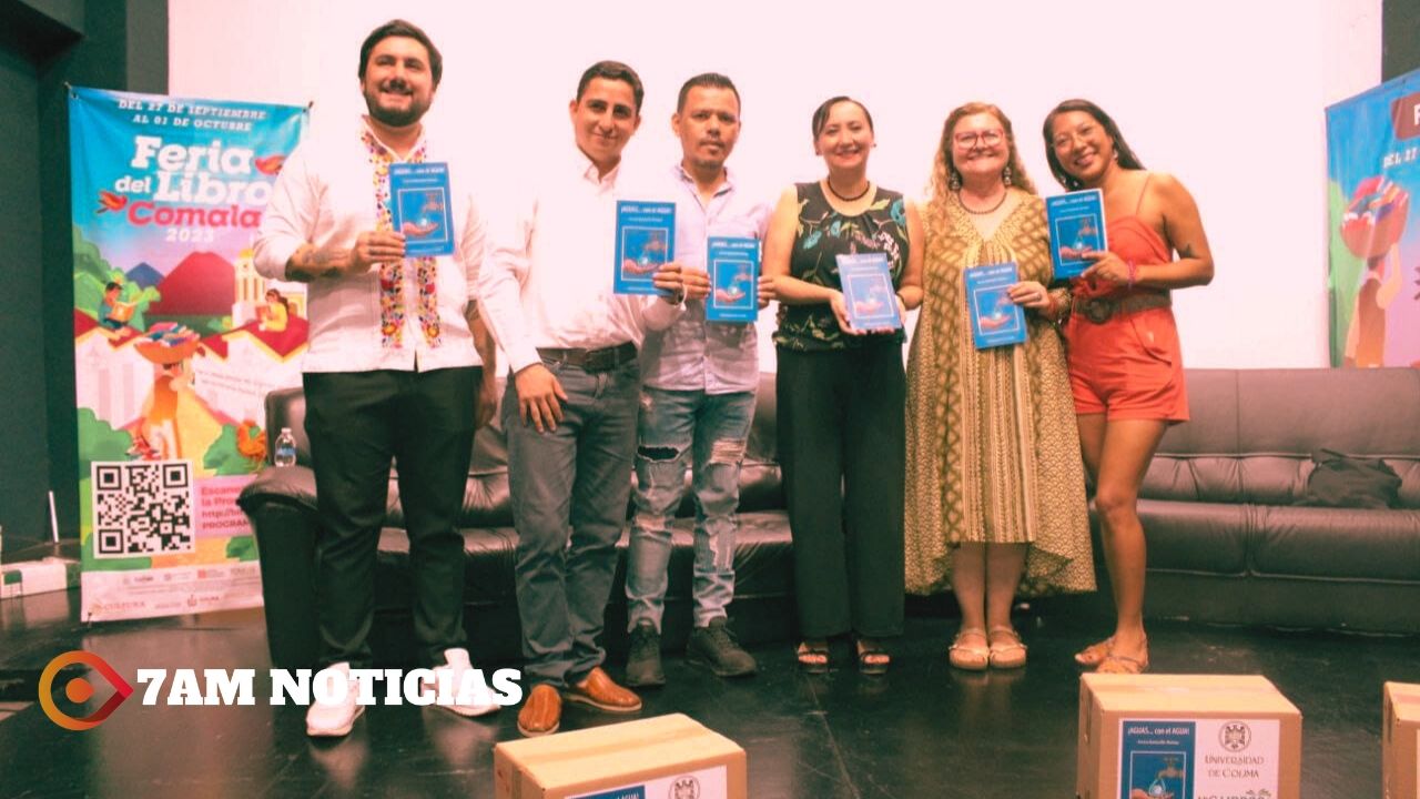 CIAPACOV y UCOL presentan el libro "Aguas.. con el Agua" de Ana Luz Quintanilla en Feria del Libro Comala 2023