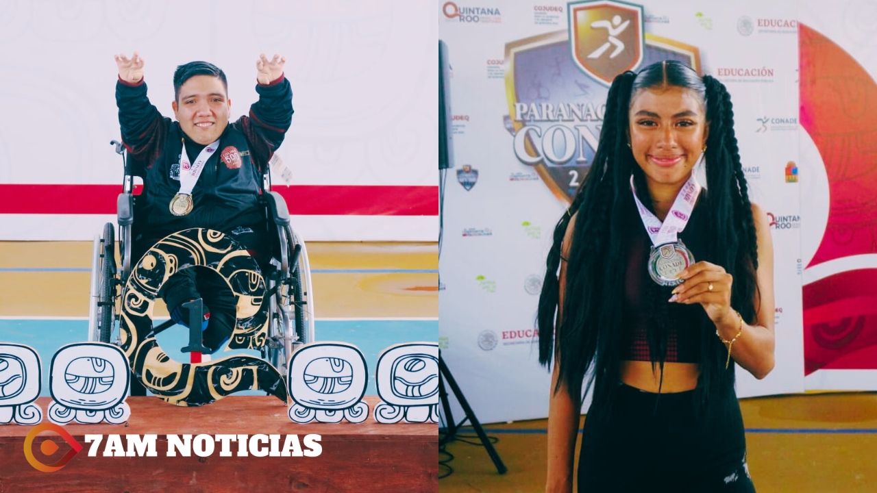 Colimenses Azucena Mariano e Isaías Méndez ganan dos oros y una plata en Paranacionales Conade