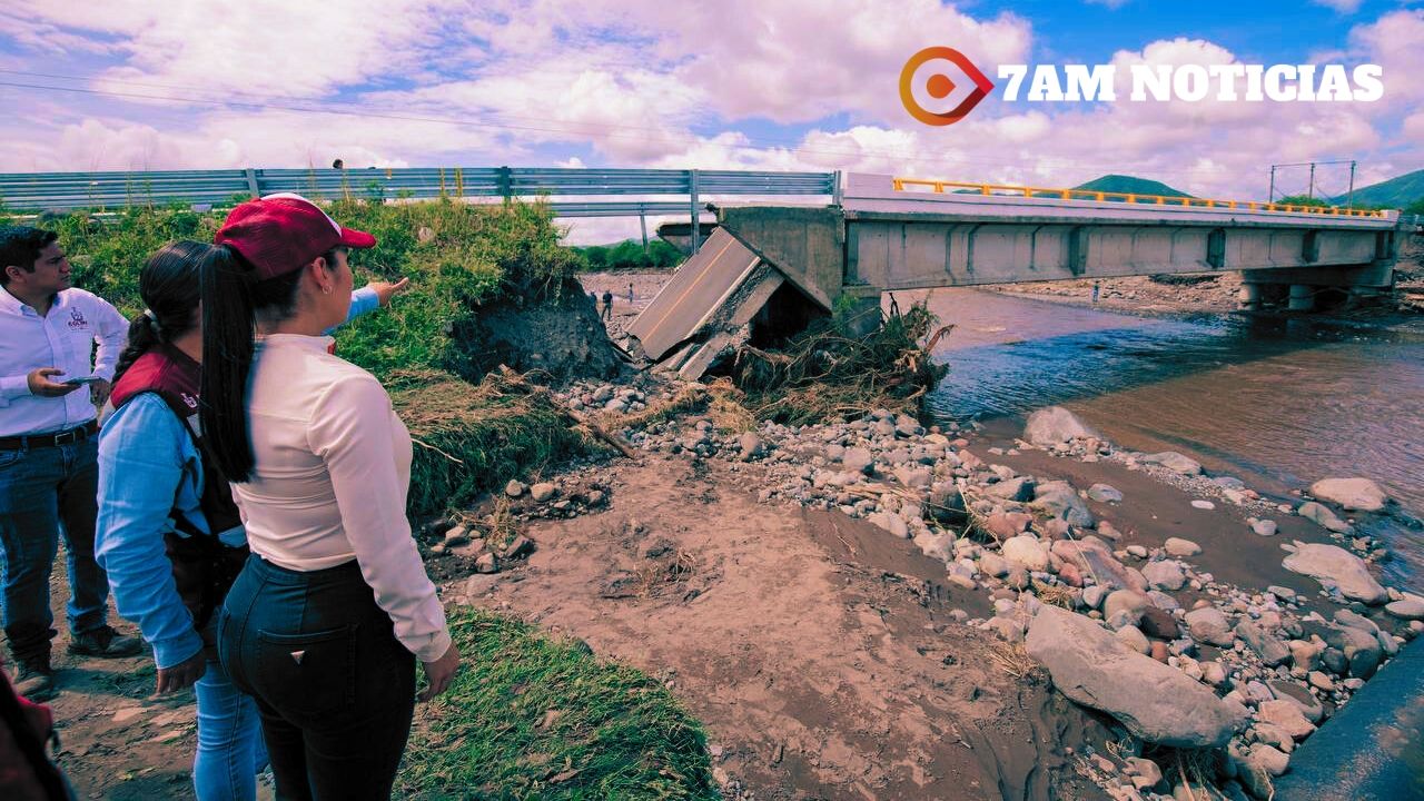 Puentes sobre Arroyo Seco en carretera Villa-Minatitlán y rumbo a El Chical sin daños estructurales: Indira
