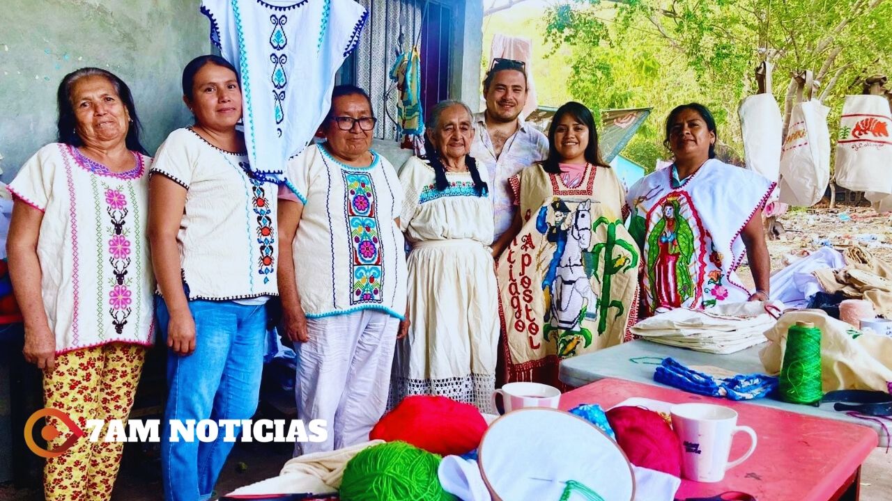 Cultura Colima concreta en Zacualpan proyecto para el rescate de traje indígena