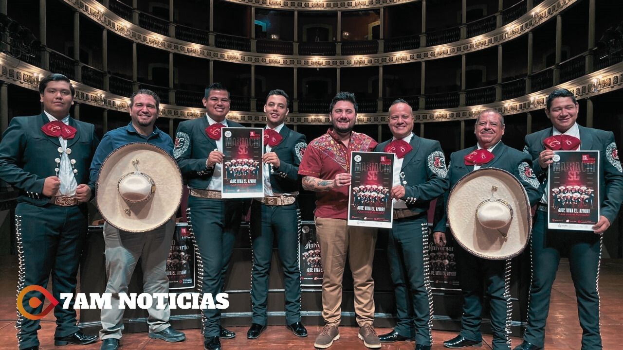 Cultura Colima anuncia concierto del Día del Amor y la Amistad en el Teatro Hidalgo, con el Mariachi Santa Cecilia