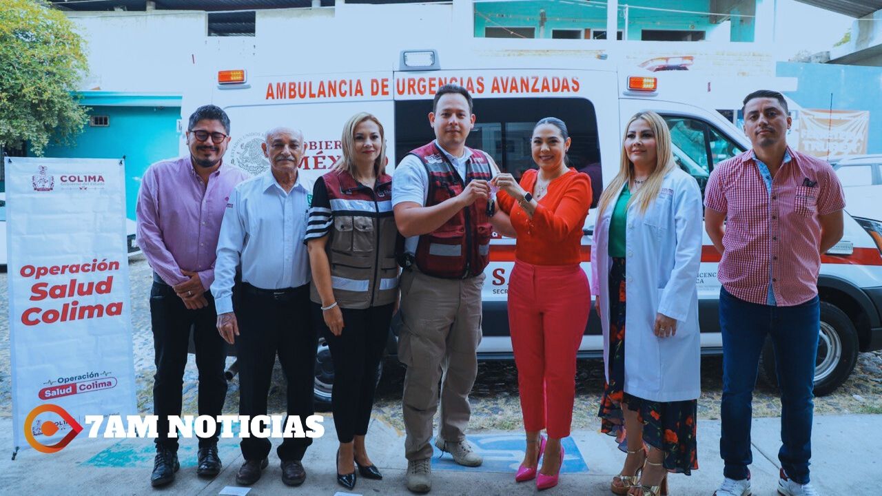 Indira entregó ambulancia de urgencias avanzadas para atender a habitantes de Comala