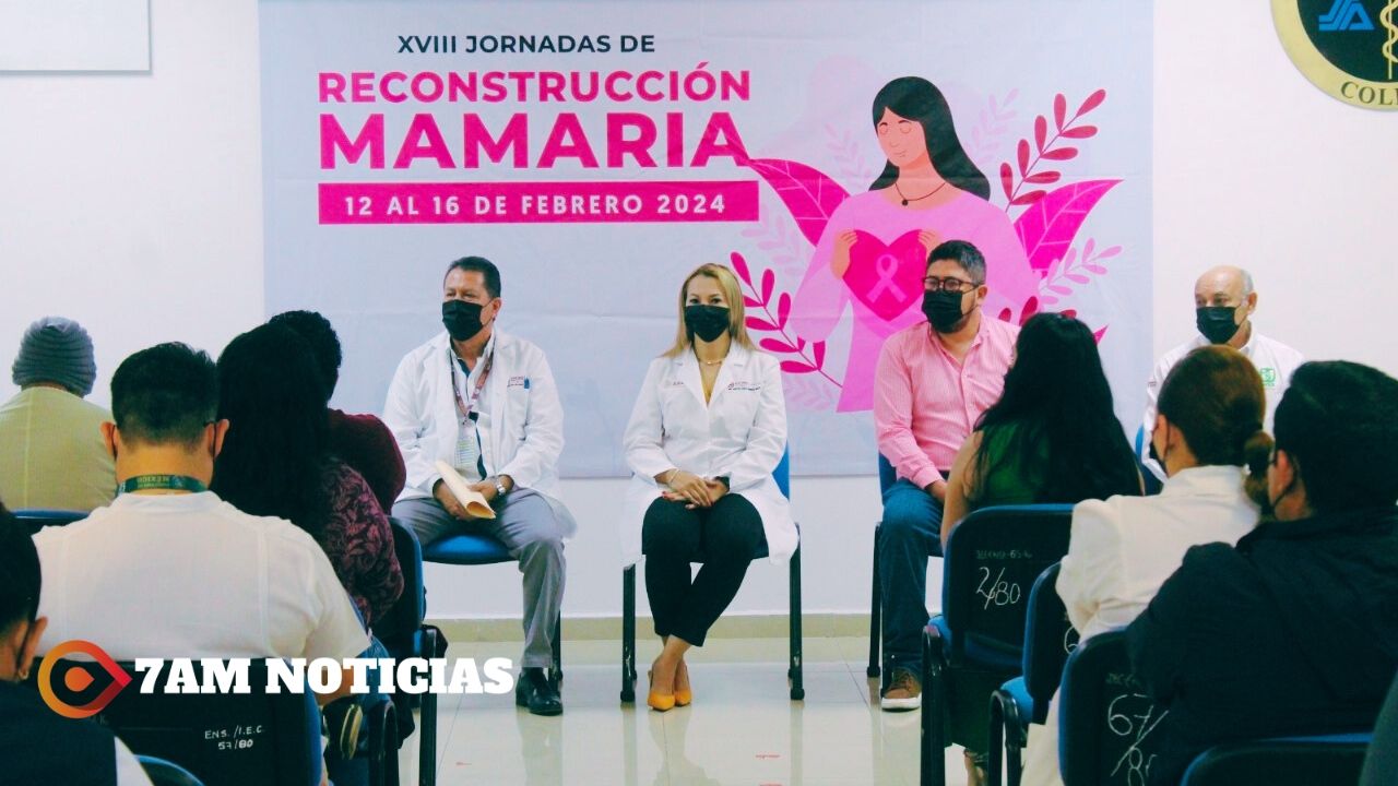Salud Colima inicia la XVIII Jornada de Reconstrucción Mamaria; han apoyado a casi 270 pacientes