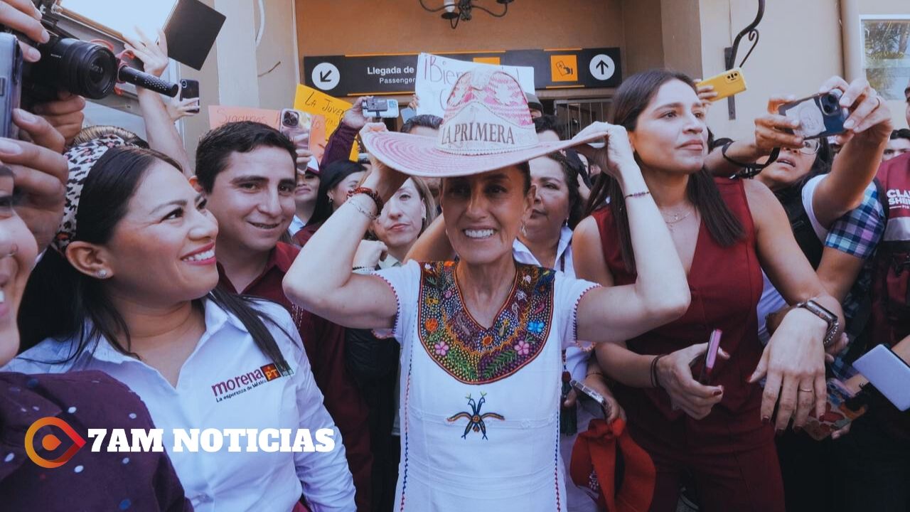 «El pueblo colimense le estima, le aprecia y con esta poesía se lo demuestra»: Claudia Sheinbaum llega a Colima entre poemas, bailes y música