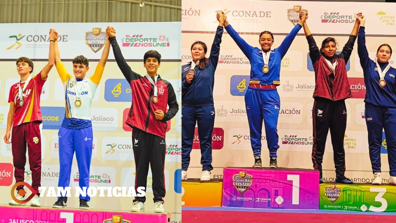 Colima suma otras 3 medallas de bronces en Nacionales Conade 2024