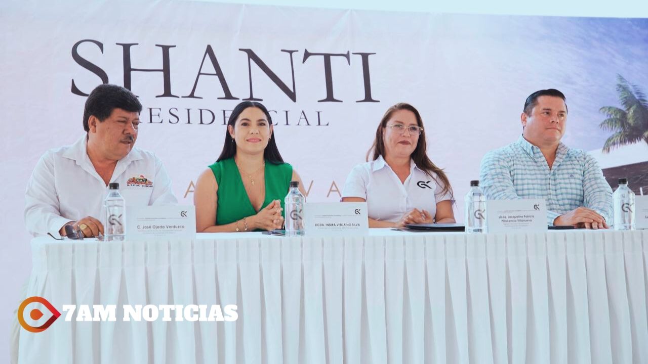 Gobernadora acompaña colocación de primera piedra de Shanti Residencial, en Manzanillo