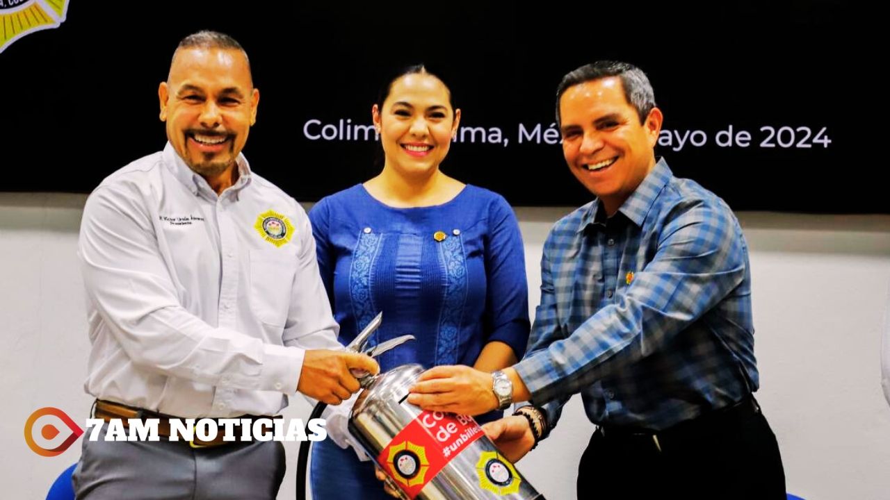 Gobernadora invita a sumarse a la 2ª Colecta Anual del Cuerpo de Bomberos Voluntarios de Colima