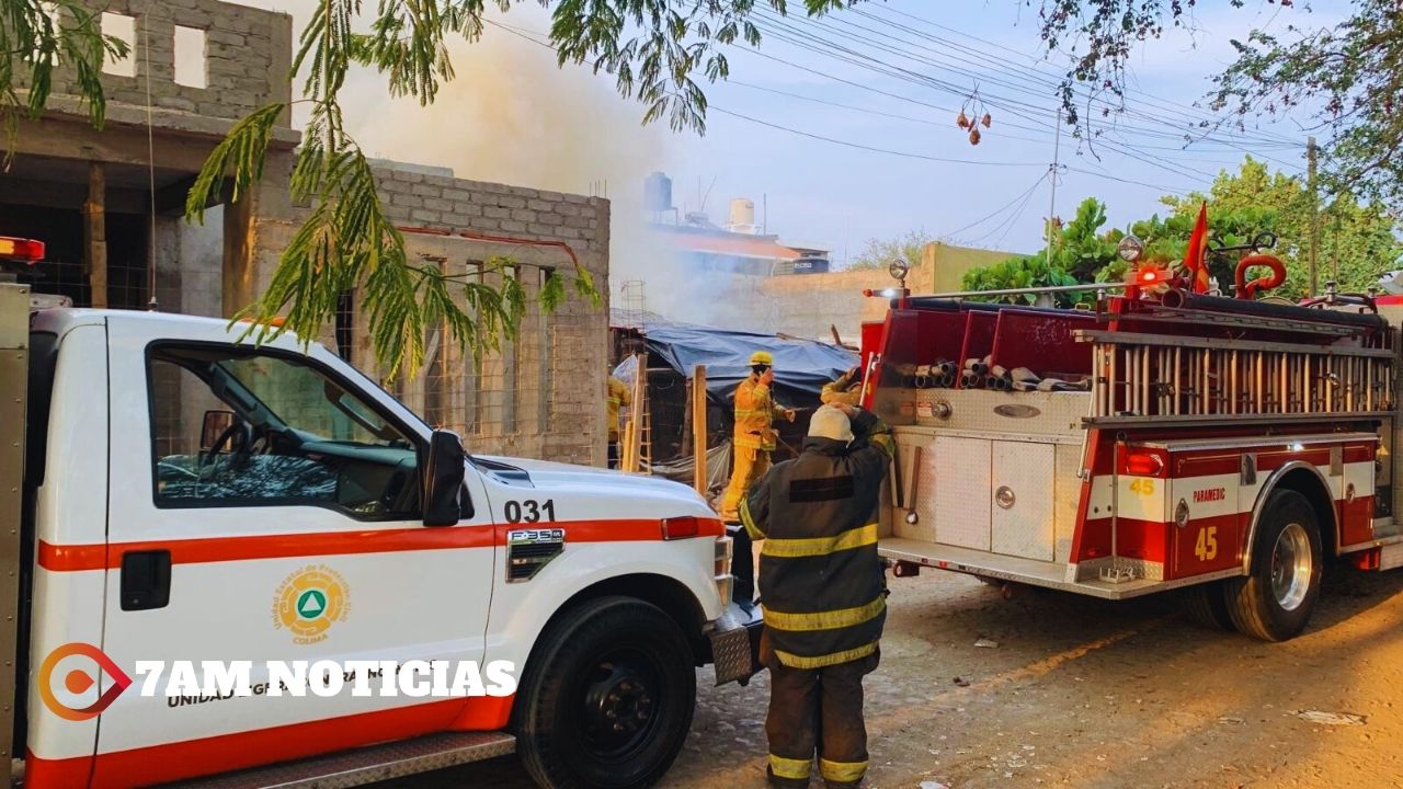 UEPC sofoca incendio en casa habitación en Colima