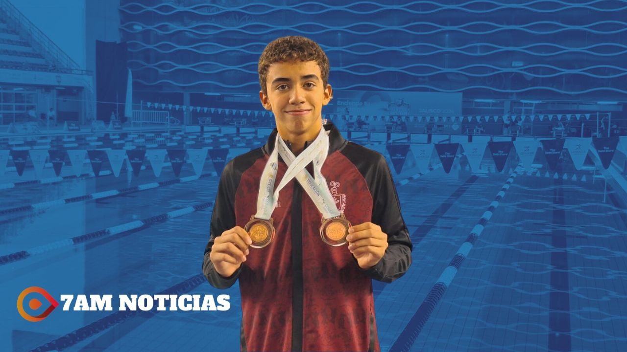 Colimense Santiago Unda gana otro bronce en natación de Nacionales Conade