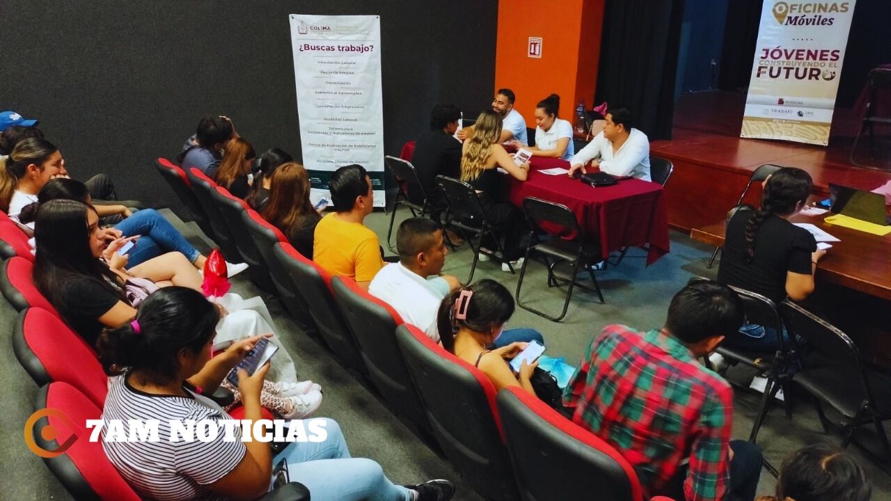 Habrá oficinas móviles de empleo para jóvenes en Colima y Comala, esta semana