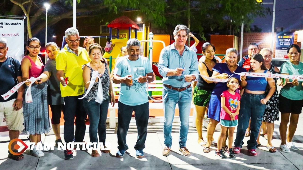 Inaugura Elías Lozano la rehabilitación integral del Parque de la colonia Primaveras del real